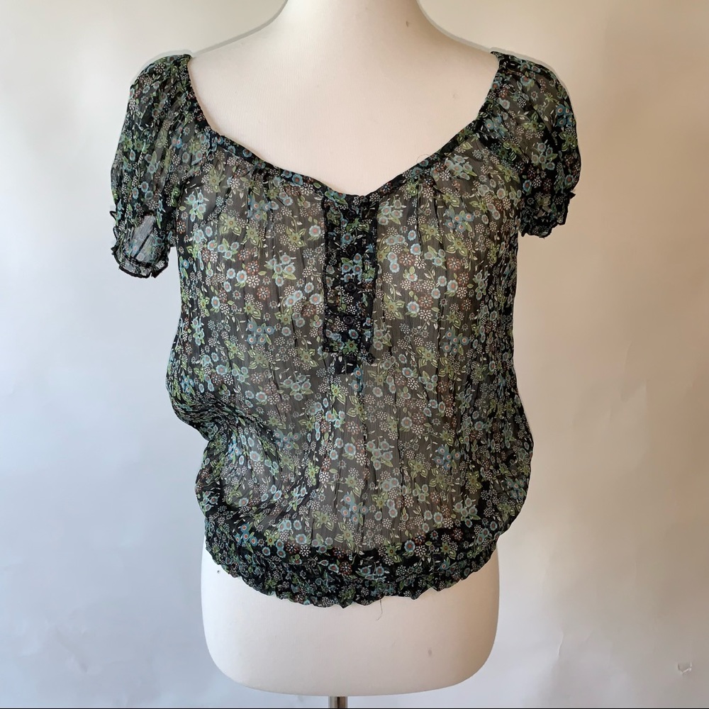 Fire Los Angeles green top